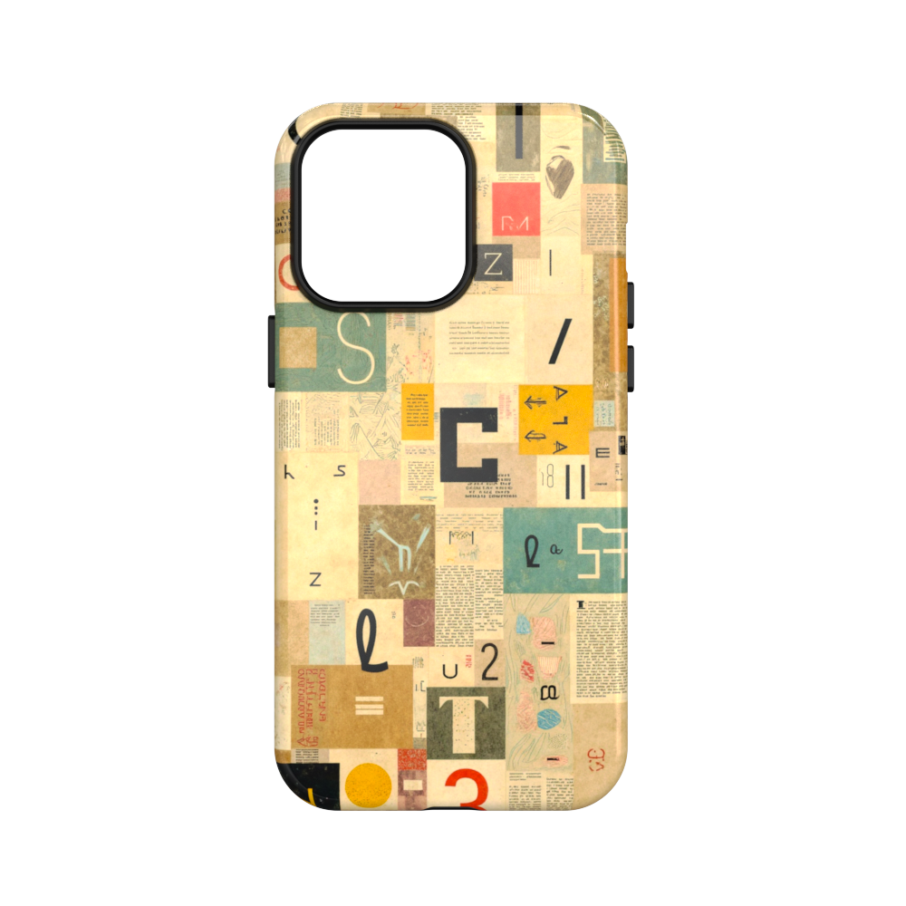 A Coded Message - Typographic Art Case