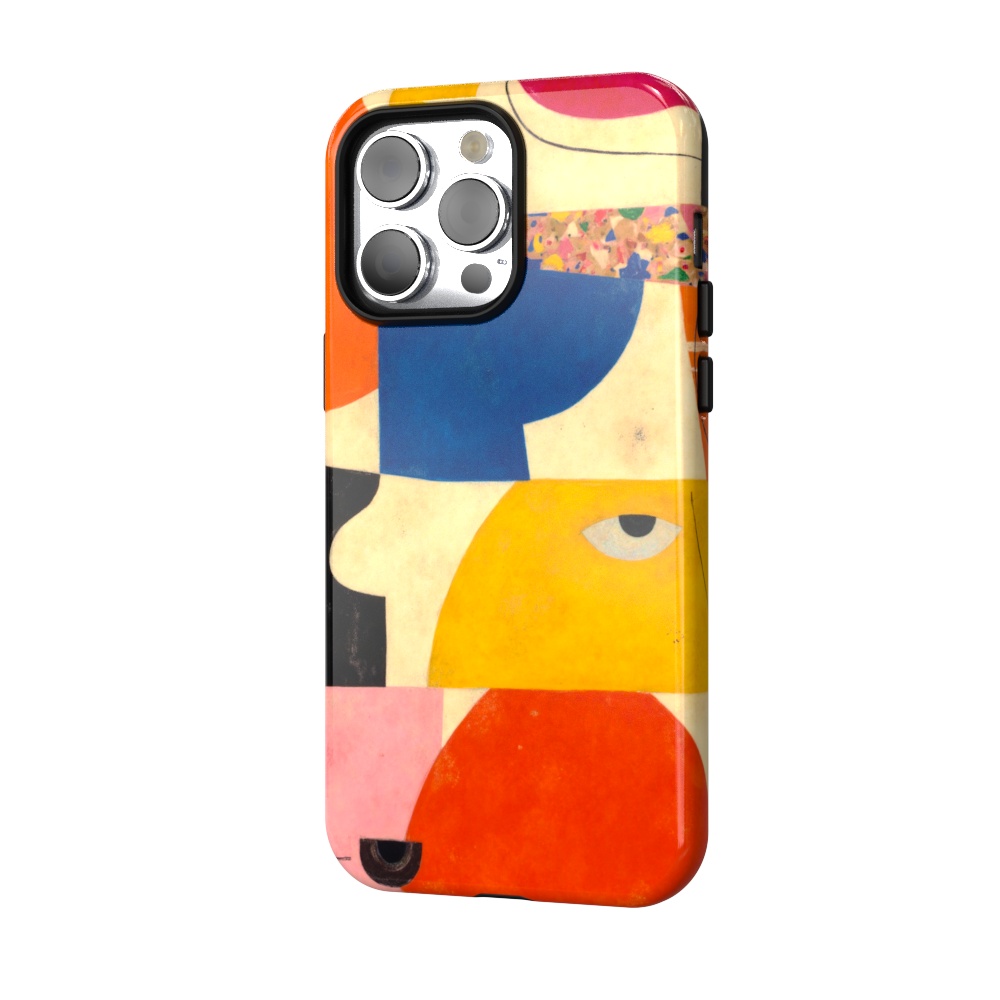 Color Field Collision - Bold Abstract Case