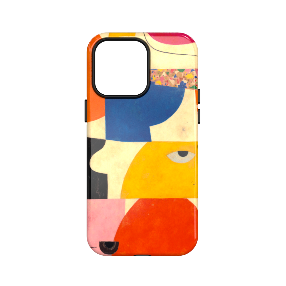 Color Field Collision - Bold Abstract Case