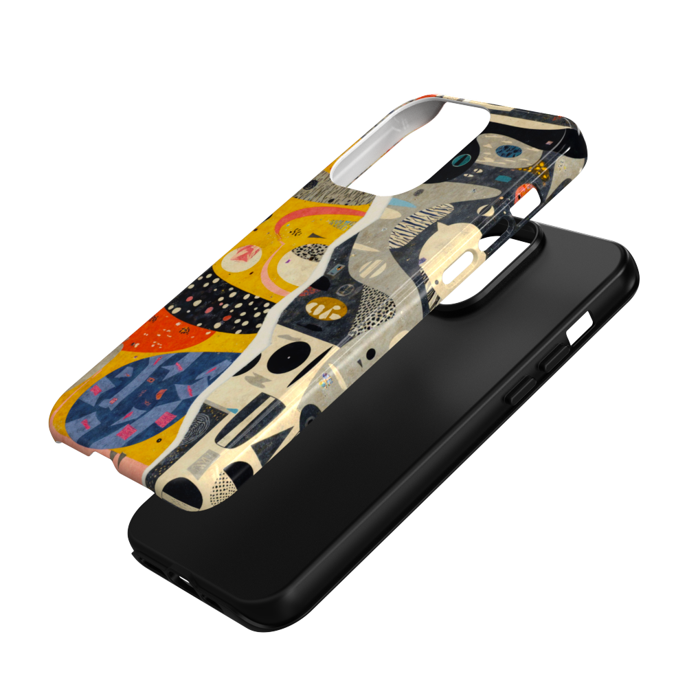 Dialogue Between Two Worlds - Abstract Art Case