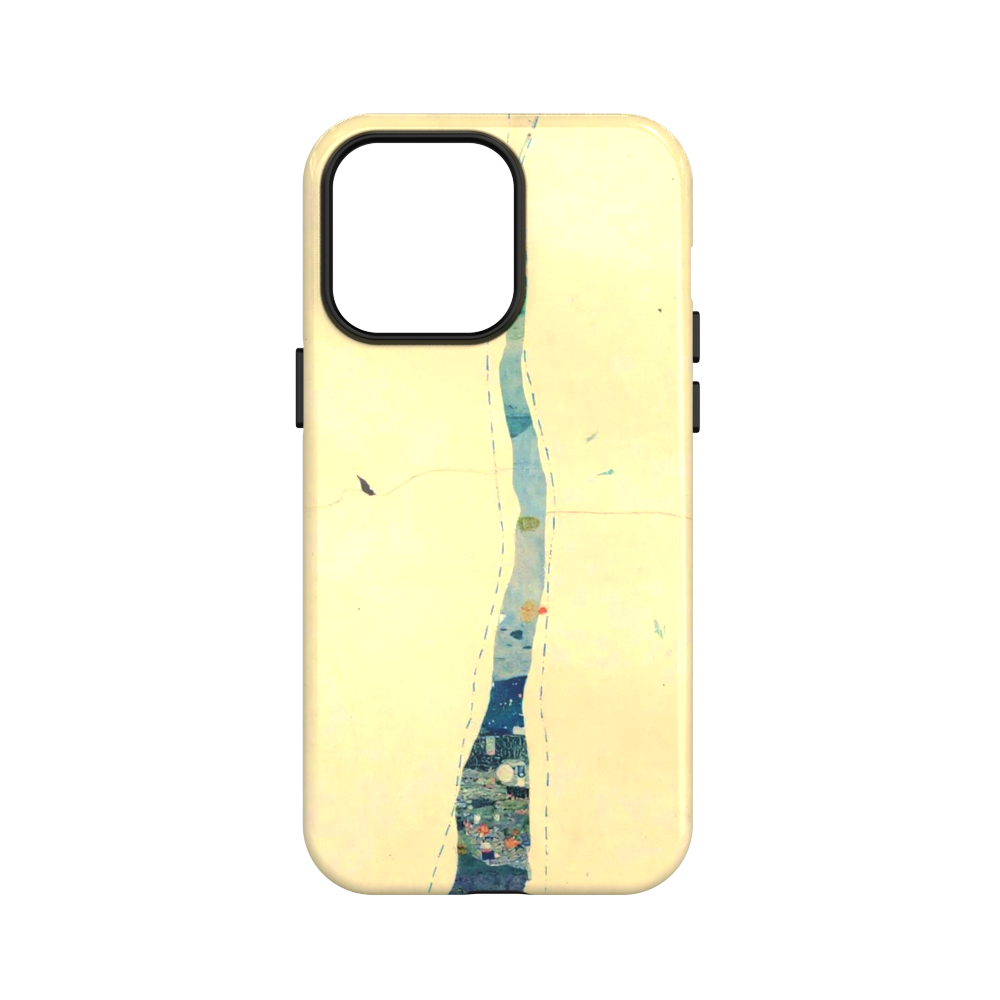 The Mended Map - Minimalist Collage Case