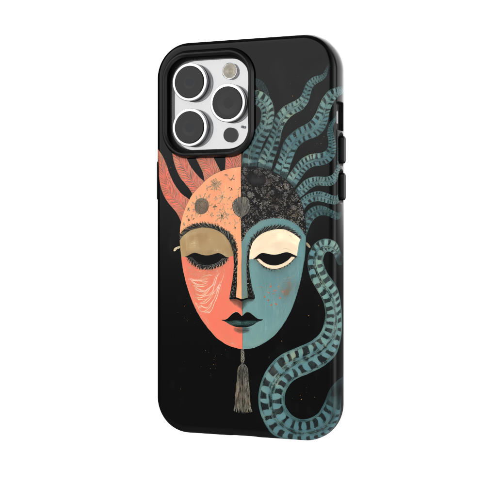 Two-Spirit Mask - Cultural Art Case