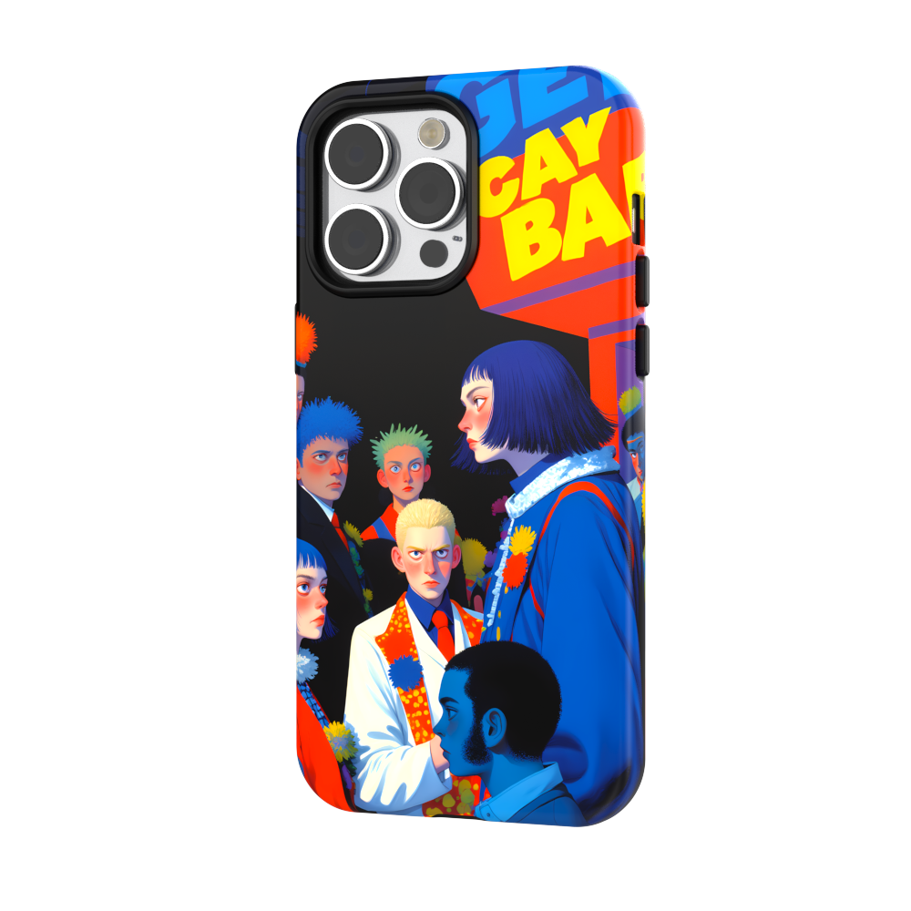 Is This a Gay Bar_ - Ironic Phone Case