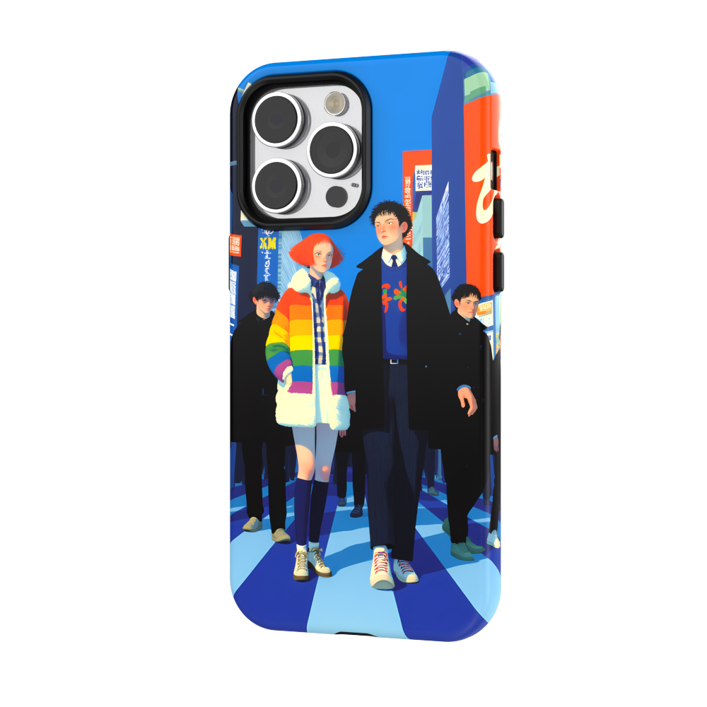 Shibuya Crossing, Our World - Colorful Phone Case