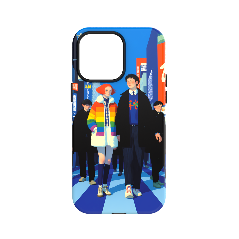 Shibuya Crossing, Our World - Colorful Phone Case