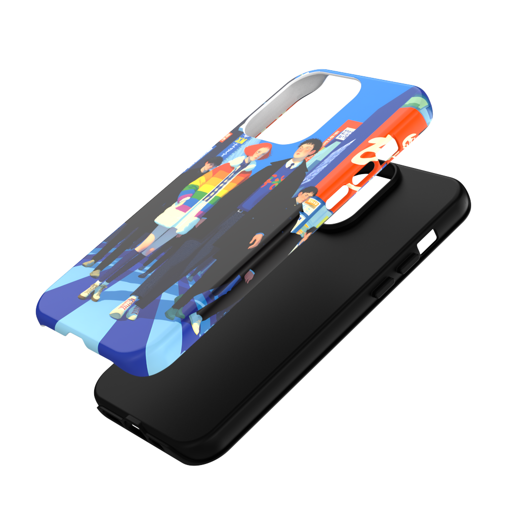 Shibuya Crossing, Our World - Colorful Phone Case