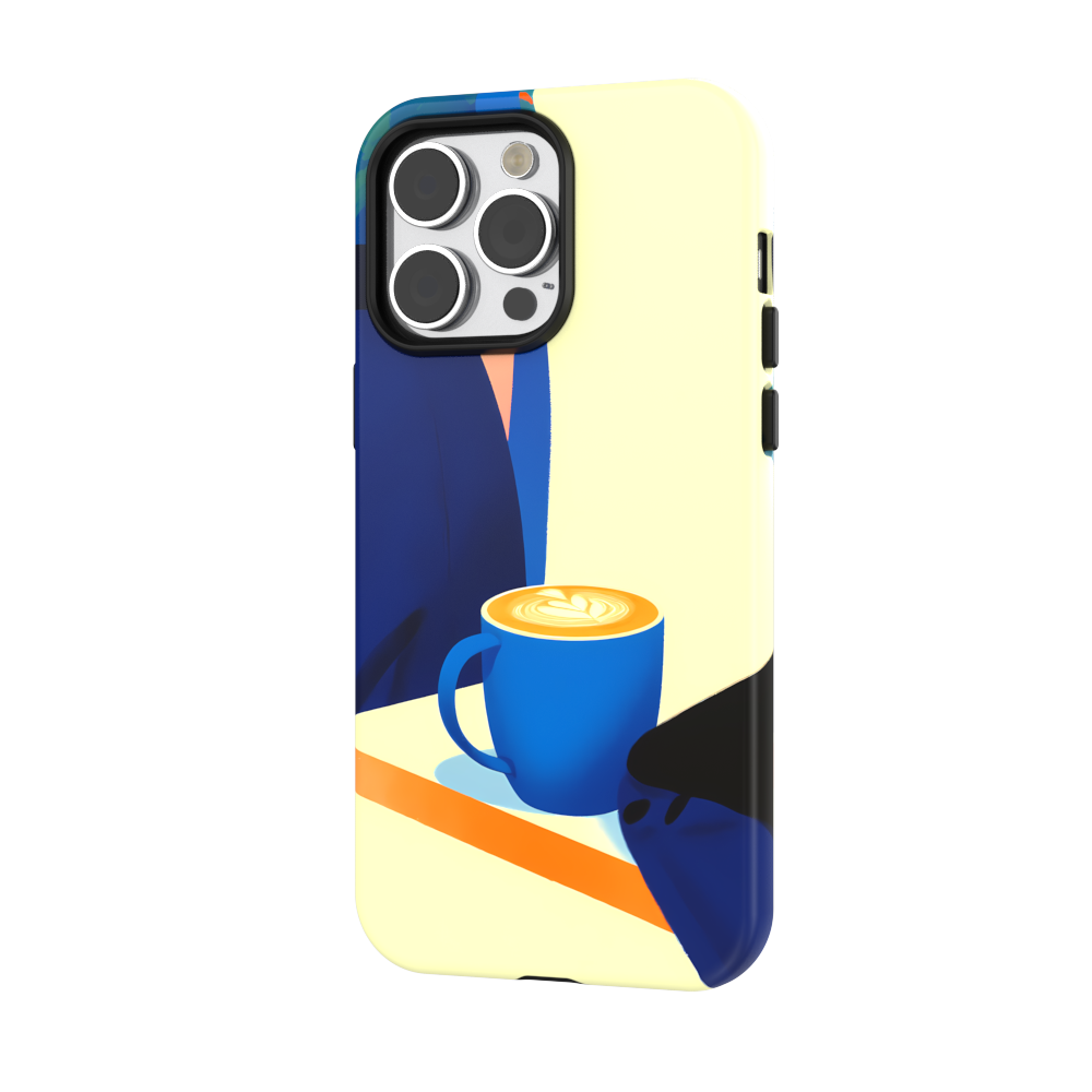 The Regular's Order - Coffee Shop Art Case