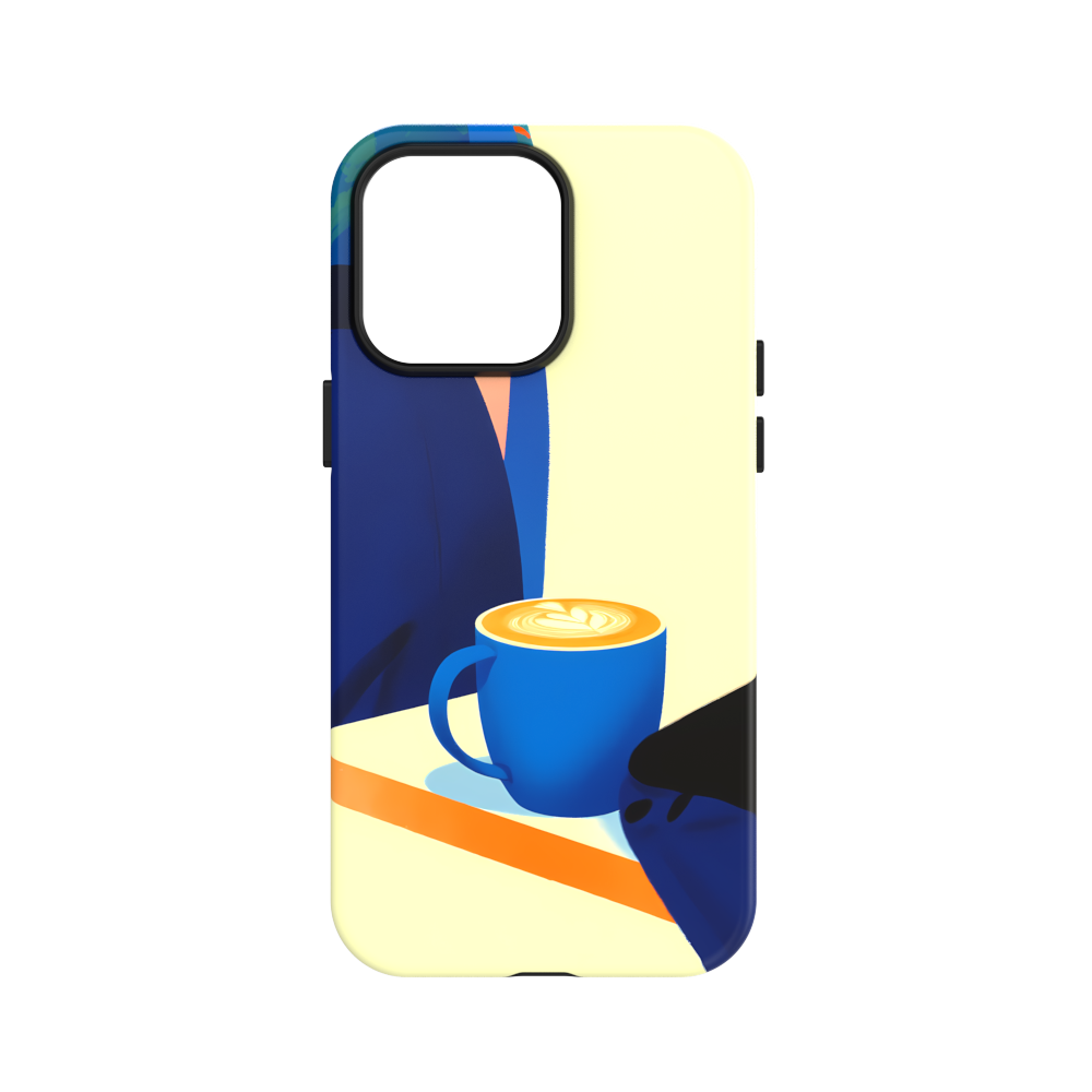 The Regular's Order - Coffee Shop Art Case