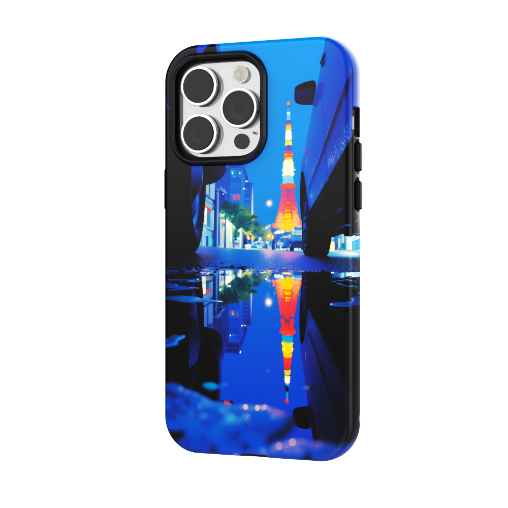 Tokyo Tower in a Puddle - Reflection Art Case