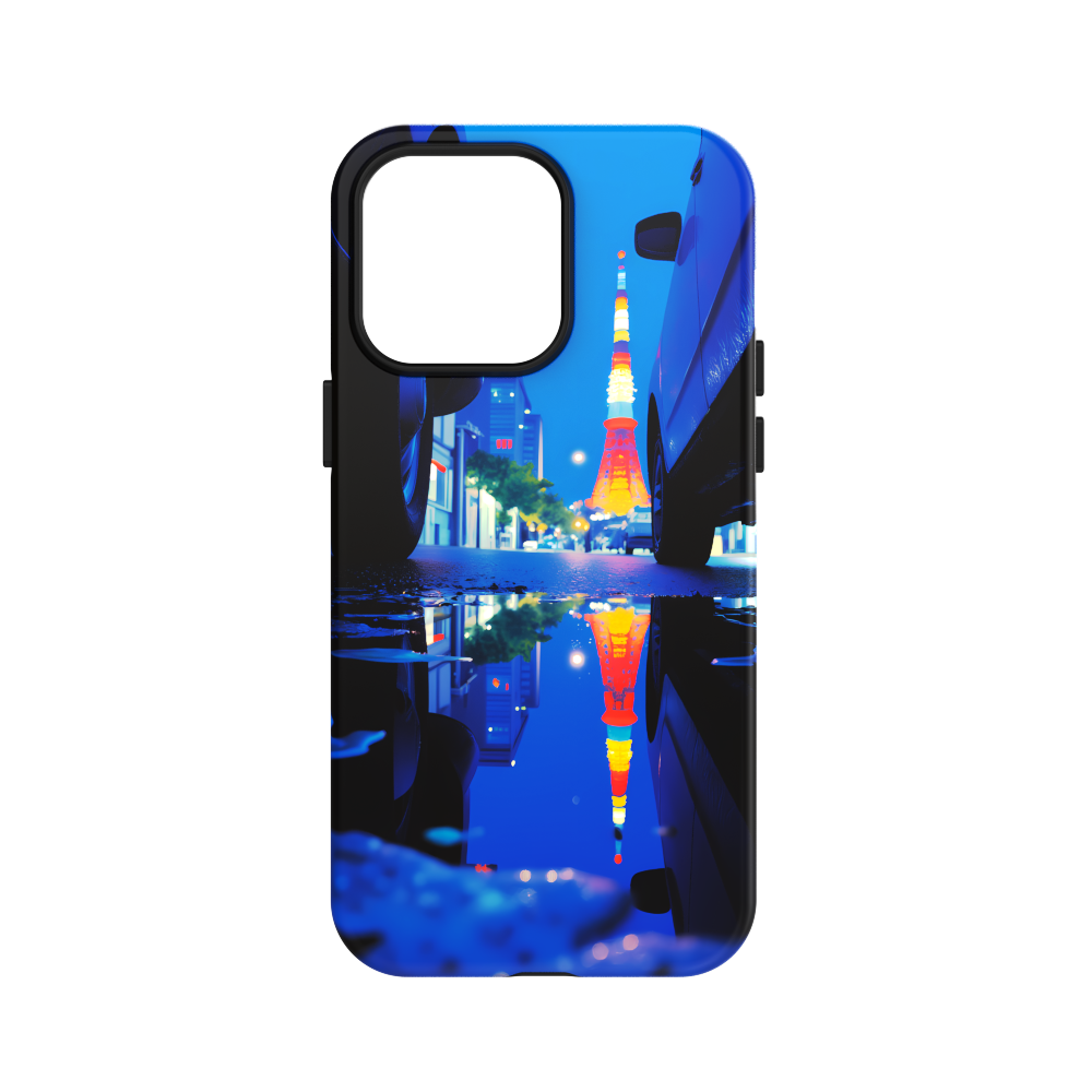 Tokyo Tower in a Puddle - Reflection Art Case