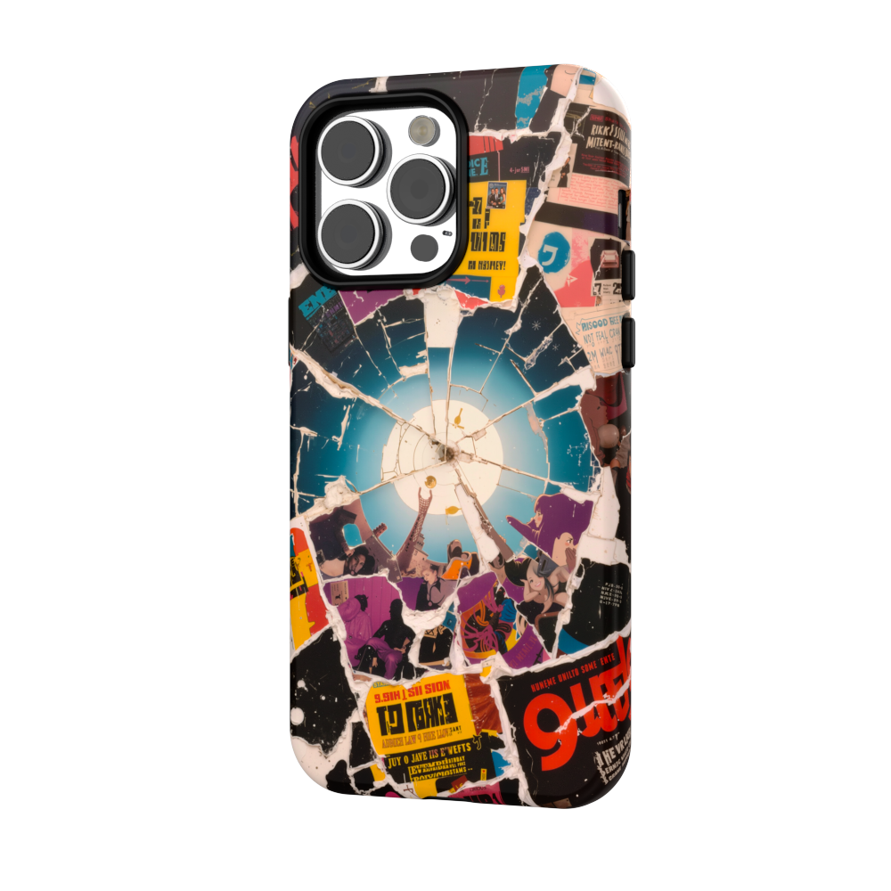 Dance Floor Detritus - Vibrant Collage Case