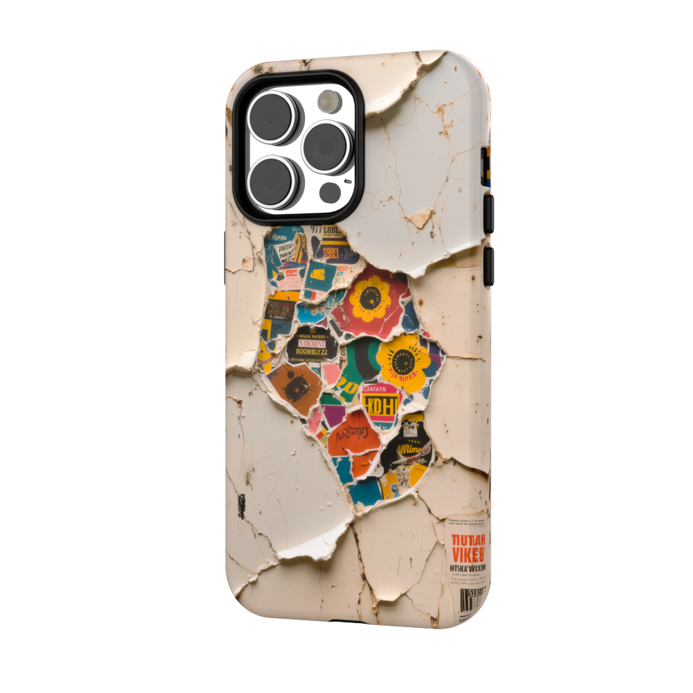The Concrete Garden - Décollage Phone Case
